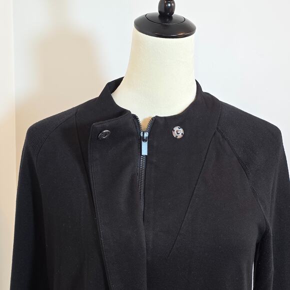 Cabi Women's Size Small S Tailor Front Zip Sweater Black Jacket Pockets Coat - Picture 3 of 8